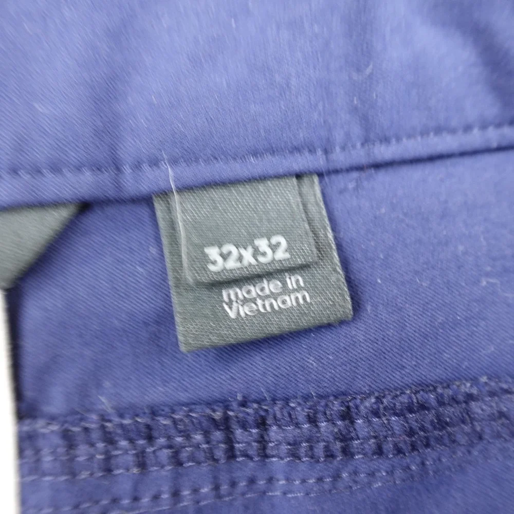 Adidas Pants Mens 32X32 Blue Chino Trouser Tech‎ Performance Golf Stretch Active